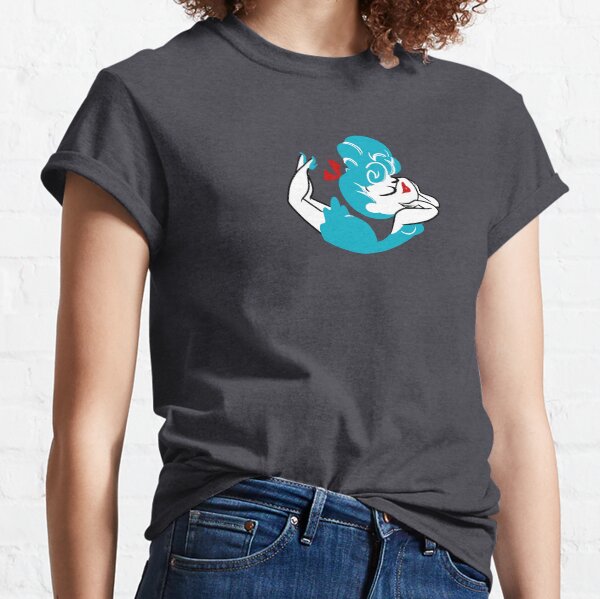 Blue Girlie Classic T-Shirt