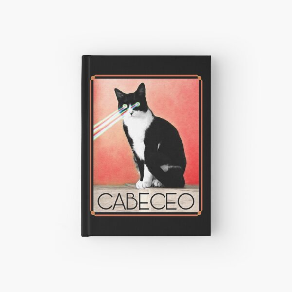 Cabeceo with Laser Cat Eyes Tango Poster Hardcover Journal