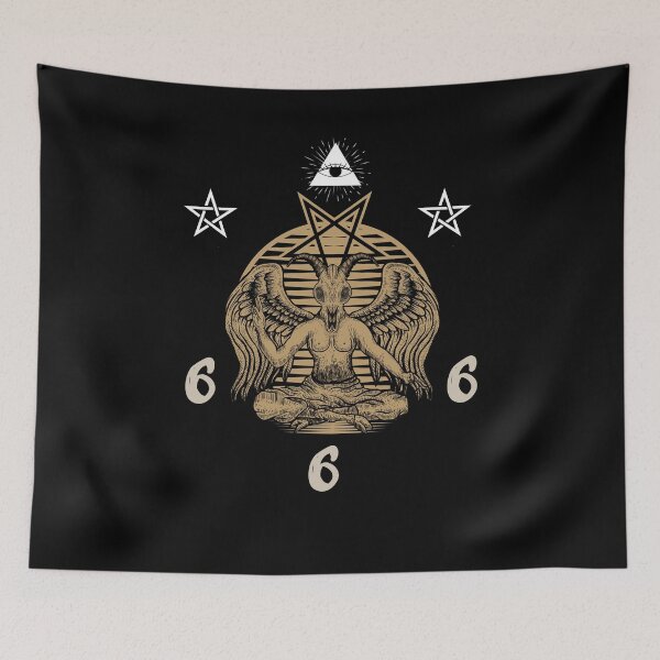 Item preview, Satan 666, Satanist, Devil, Gothic, Occult, 666 designed and sold by ThommyBLN.