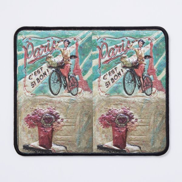 Item preview, " Paris en vélo " / My Creations Artistic Sculpture Relief fact Main (c)(h) by Olao-Olavia / Okaio Créations collector designed and sold by o.okaïo.