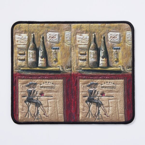 Item preview, "Dame chic buvant son Vin " / My Creations Artistic Sculpture Relief fact Main (c)(h) by Olao-Olavia / Okaio Créations collector designed and sold by o.okaïo.
