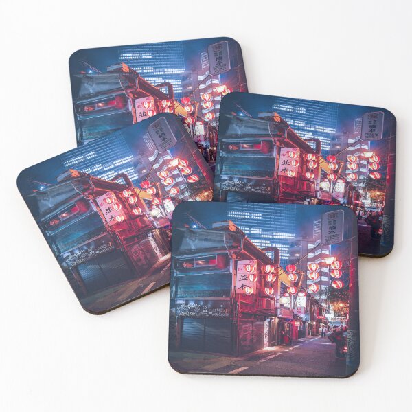 Item preview, Neo tokyo blackout curtain designed and sold by Discolour.