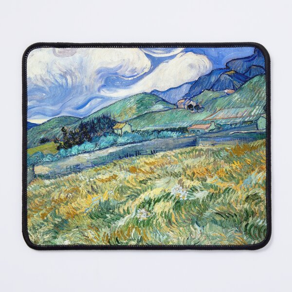 Item preview, Wheatfield with Mountains in the Background designed and sold by ChelleCreate.