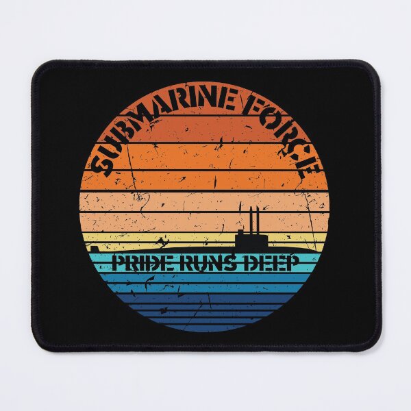 Item preview, Sunset Submarine Force Pride Distressed designed and sold by MadMando.