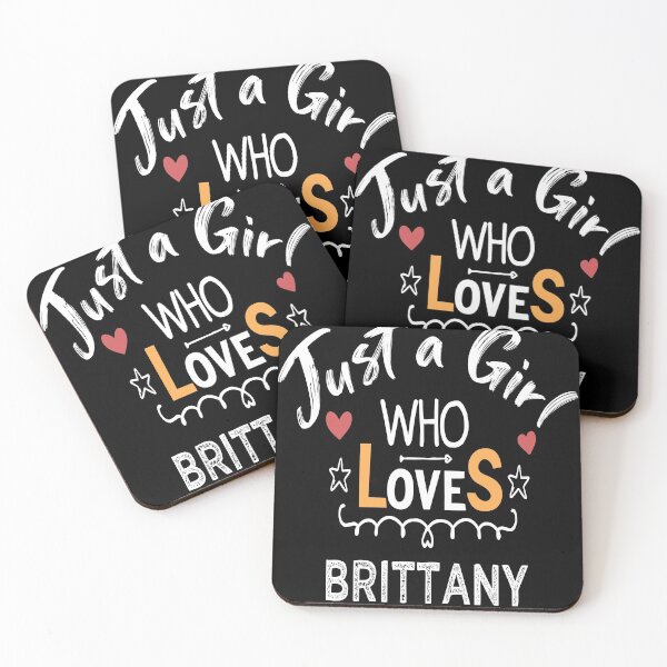 Item preview, Just a girl who loves Brittany - Funny Dog Quotes Gift idea designed and sold by Yonshop.