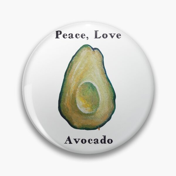 Item preview, Peace Love  Avocado painting vegetarian healthy food diet agricultural tropical vegan t-shirt cup designed and sold by MartishaSea.