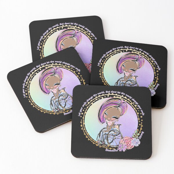 Item preview, Let Your Smile Change The World - Wheelchair Kids are Able , Beautiful, Strong designed and sold by AwakenedSoul.