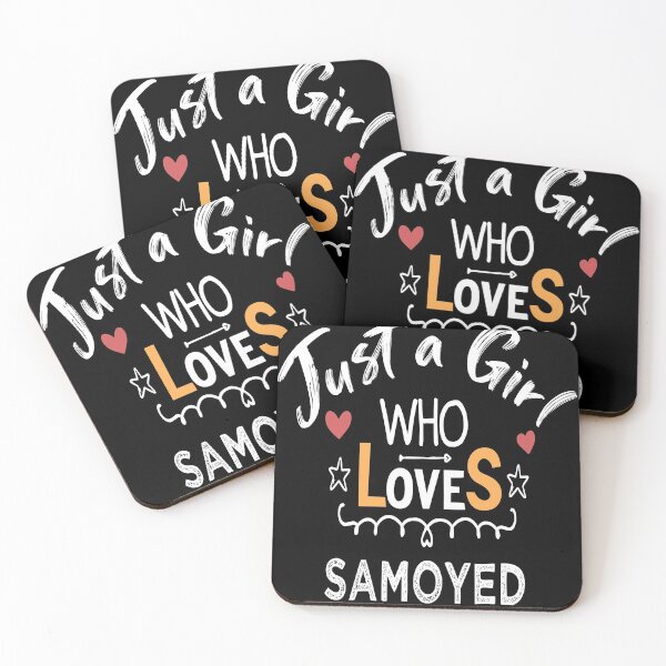 Item preview, Just a girl who loves Samoyed - Funny Dog Quotes Gift idea designed and sold by Yonshop.