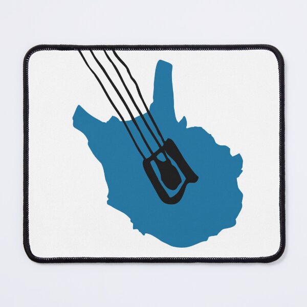 Item preview, Abstract Blue Electric Bass Guitar designed and sold by JoBella-Designs.