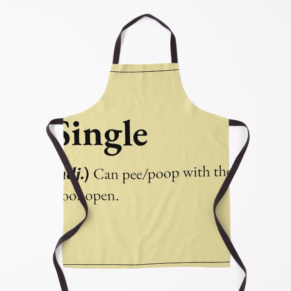 Item preview, When You're Single you can pee/poop with the door open. designed and sold by JokersFactory.