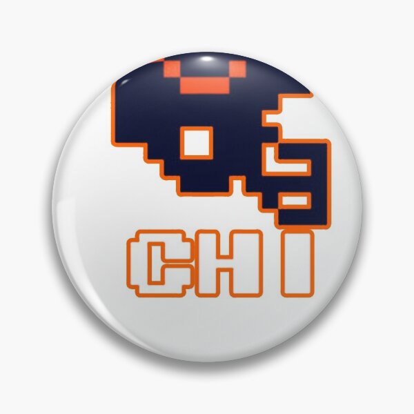 Item preview, CHICAGO FOOTBALL TECMO BOWL HELMET SHIRT AND STICKER  designed and sold by DontBurnSpeed.