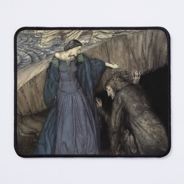 Item preview, Arthur Rackham- Merlin and Nimue. designed and sold by Dreamflight.