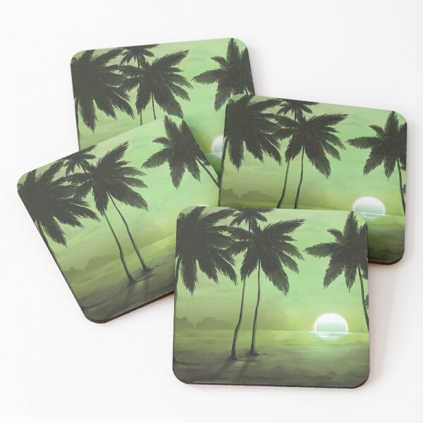 Item preview, Gorgeous Retro Neon Sun & Palm Trees V8 designed and sold by NexusArts.
