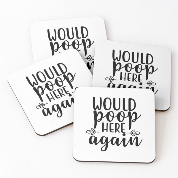 Item preview, Would Poop Here Again designed and sold by Daluyong.