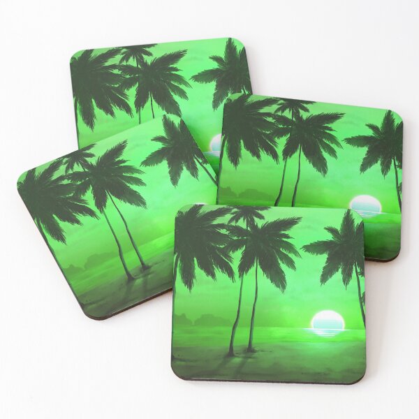 Item preview, Gorgeous Retro Neon Sun & Palm Trees V9 designed and sold by NexusArts.