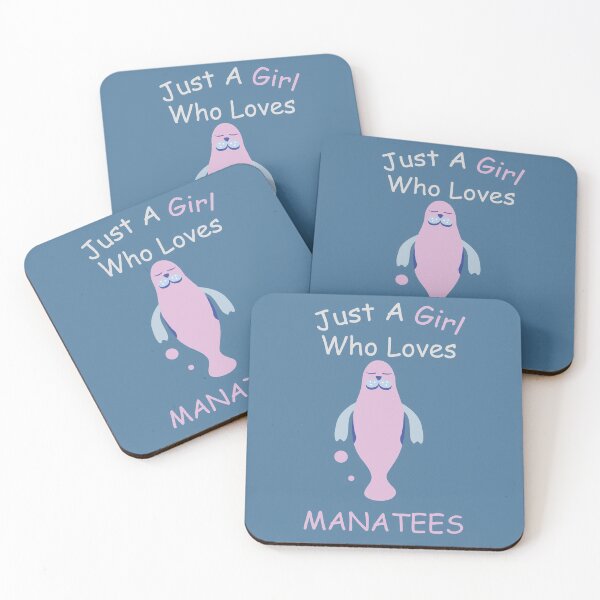 Item preview, Just A Girl Who Loves Manatees - Cute Manatee designed and sold by Mriqa.
