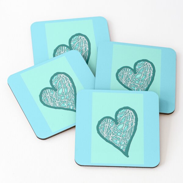 Item preview, Turquoise Heart designed and sold by ScarletPanda.