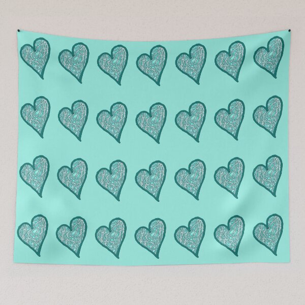 Item preview, Turquoise Heart designed and sold by ScarletPanda.