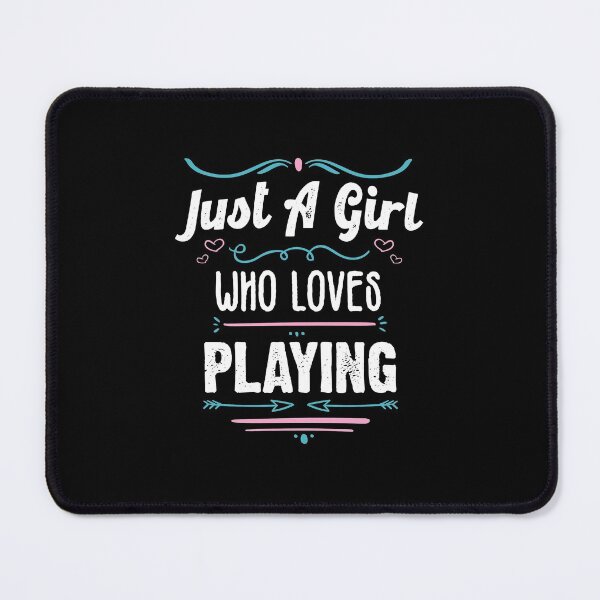 Item preview, Just A Girl Who Loves Playing - Funny Gift Idea For Players 2021 designed and sold by RedHive.