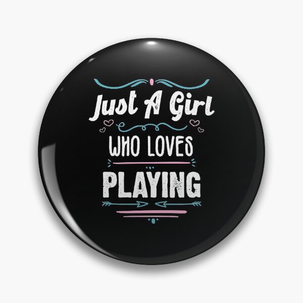 Item preview, Just A Girl Who Loves Playing - Funny Gift Idea For Players 2021 designed and sold by RedHive.