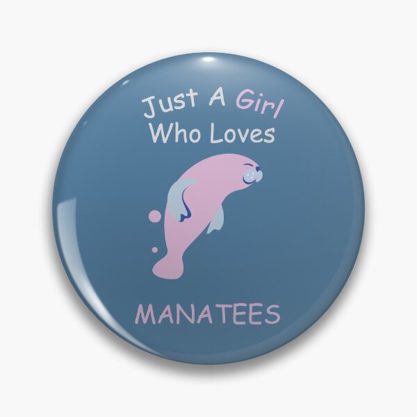 Item preview, Just A Girl Who Loves Manatees - Cute Manatee designed and sold by Mriqa.