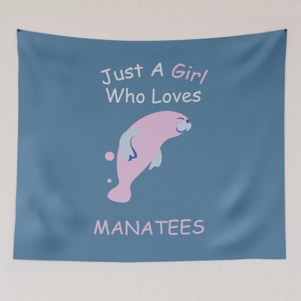Item preview, Just A Girl Who Loves Manatees - Cute Manatee designed and sold by Mriqa.