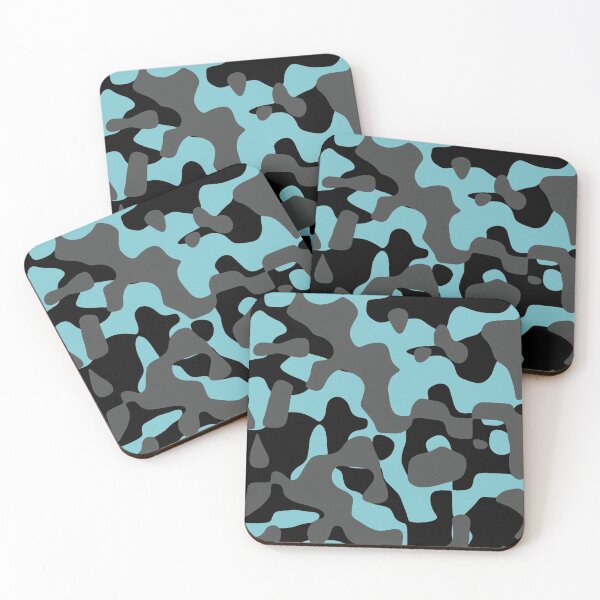 Item preview, Cadet Blue Camo Pattern designed and sold by NexusArts.