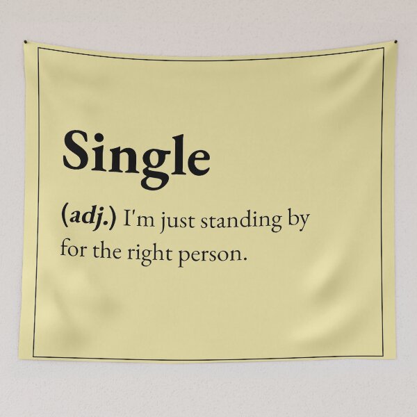 Item preview, Single : I'm just standing for the right person designed and sold by JokersFactory.