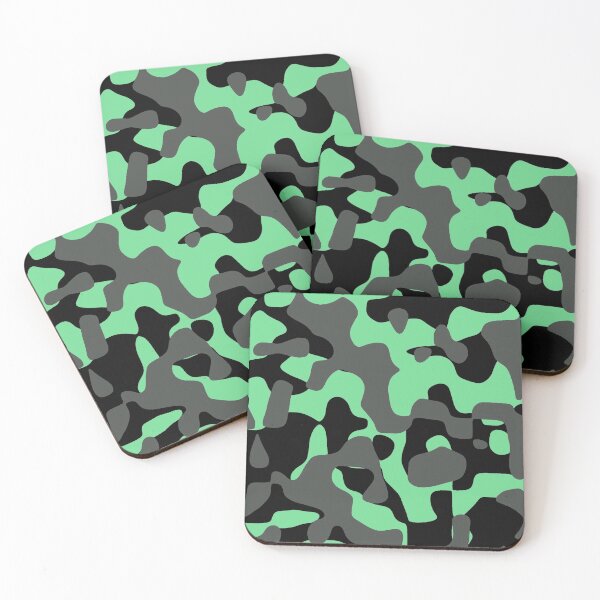 Item preview, Authentic Aquamarine Camo Pattern designed and sold by NexusArts.