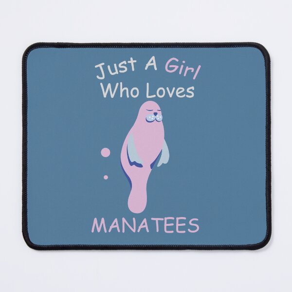 Item preview, Just A Girl Who Loves Manatees - Cute Manatee designed and sold by Mriqa.