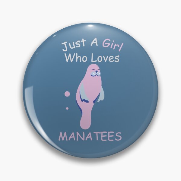 Item preview, Just A Girl Who Loves Manatees - Cute Manatee designed and sold by Mriqa.