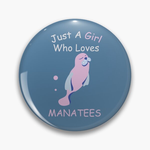 Item preview, Just A Girl Who Loves Manatees - Cute Manatee designed and sold by Mriqa.