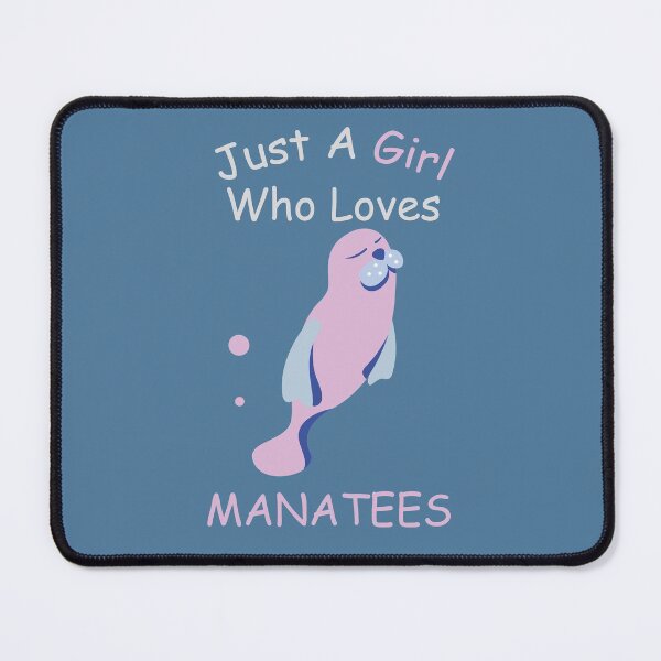 Item preview, Just A Girl Who Loves Manatees - Cute Manatee designed and sold by Mriqa.