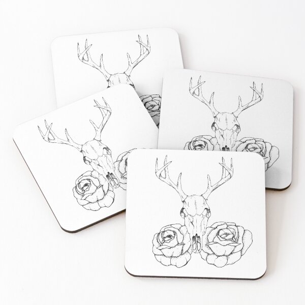 Item preview, THE REDDEER WITH ROSES designed and sold by Artttiz.