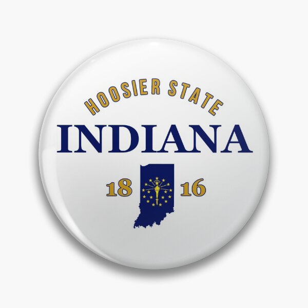 Item preview, Indiana Pride Flag Native Home Hoosier State  designed and sold by The Junto Shop.
