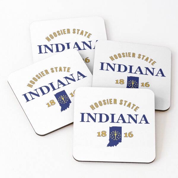 Item preview, Indiana Pride Flag Native Home Hoosier State  designed and sold by The Junto Shop.