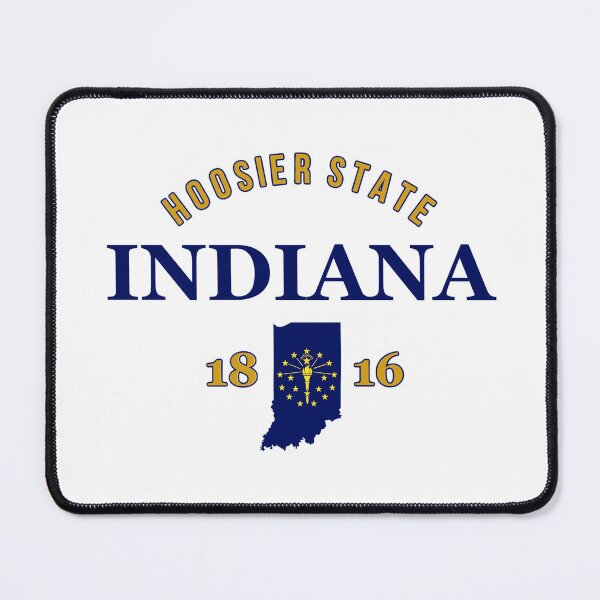 Item preview, Indiana Pride Flag Native Home Hoosier State  designed and sold by The Junto Shop.