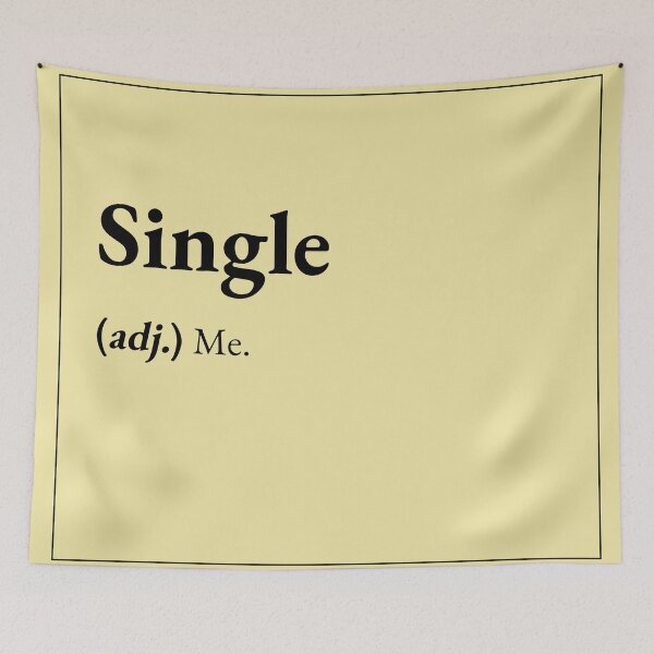 Item preview, I'm Single designed and sold by JokersFactory.