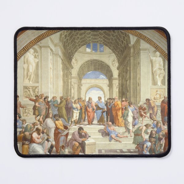 Item preview, The School of Athens, Plato & Aristotle, Raphael Masterpiece designed and sold by ScienceSource.