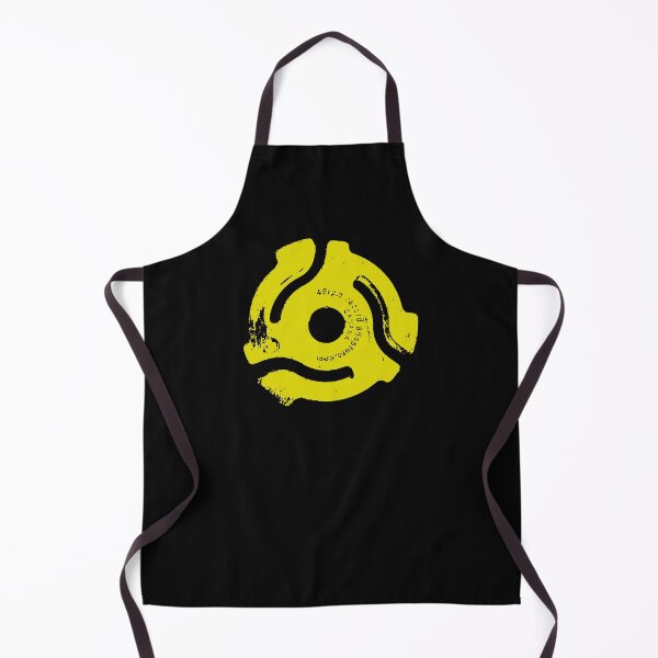 Aperçu de l'œuvre Entretoise de disque vinyle jaune 45 tr/min créée et vendue par Spindriftmerch.