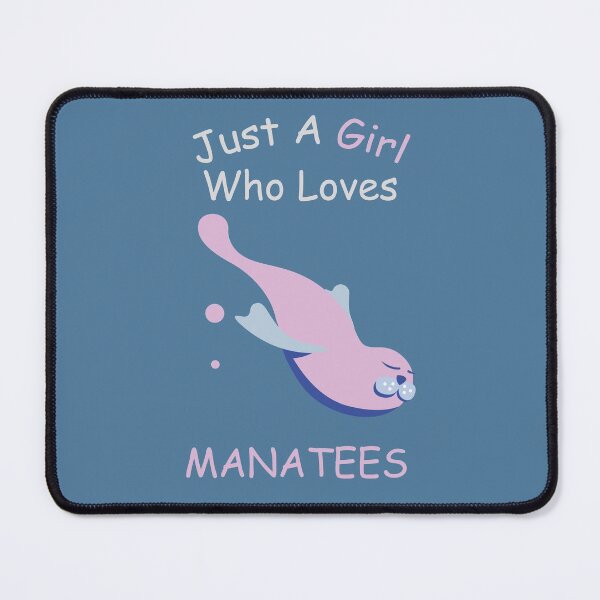 Item preview, Just A Girl Who Loves Manatees - Cute Manatee designed and sold by Mriqa.