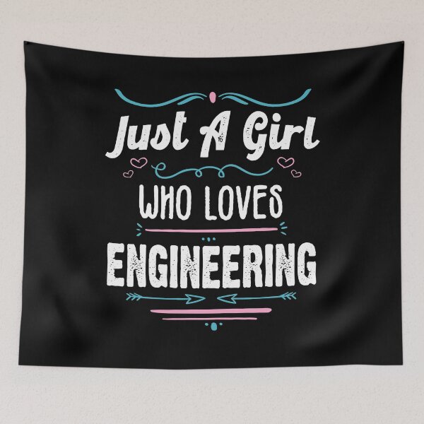 Item preview, Just A Girl Who Loves Engineering - Funny Gift Idea For Engineers 2021 designed and sold by RedHive.