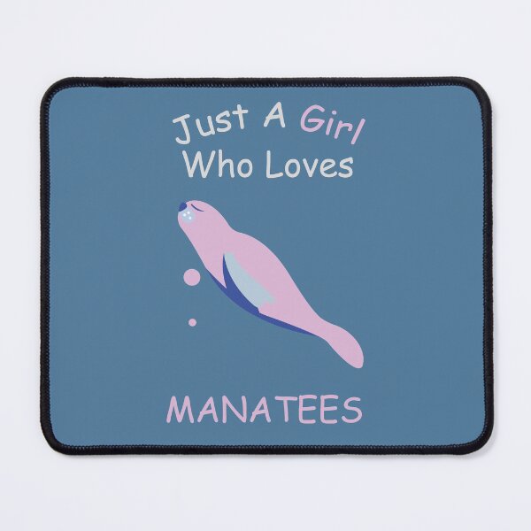 Item preview, Just A Girl Who Loves Manatees - Cute Manatee designed and sold by Mriqa.