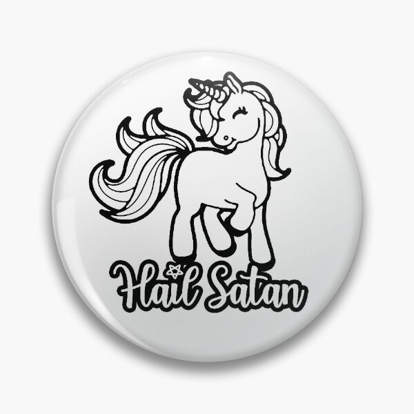 Item preview, Hail Satan Unicorn designed and sold by TinyLogoTees.