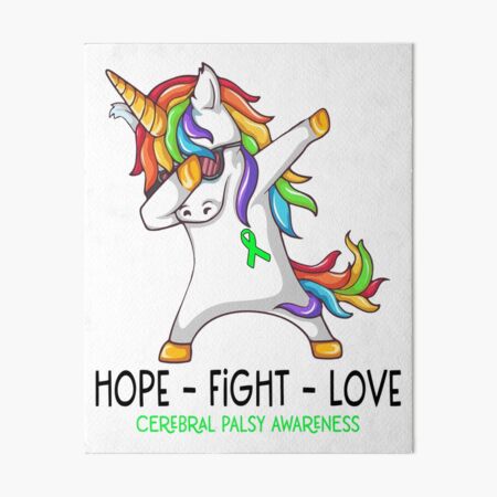 Item preview, Hope Fight Love Cerebral Palsy Awareness designed and sold by Brad-FI.