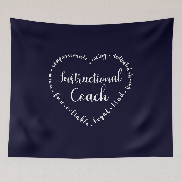Item preview, Heart Instructional Coach Assistant Teacher coaching loving designed and sold by Dream-bubble.