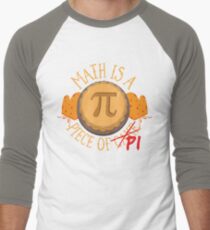 Math Pi Men's Baseball ¾ T-Shirt