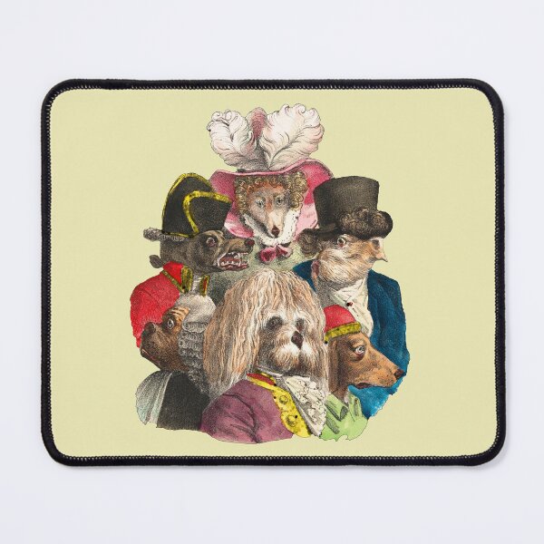 Item preview, Les Chiens Coiffés (The Hair-Dressed Dogs) lithograph designed and sold by SolidEarthArt.