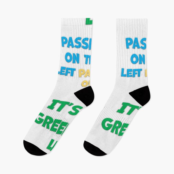 Item preview, PASSING ON THE LEFT PASSING ON THE RIGHT IT'S THE GREENWAY LIFE designed and sold by AliCatOriginals.
