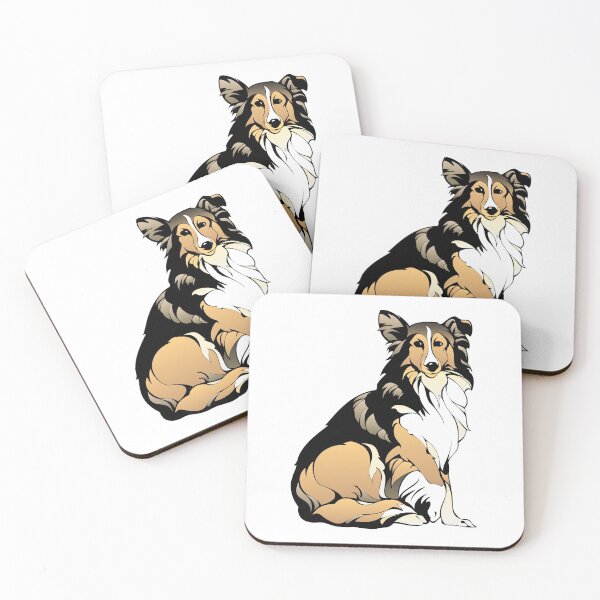 Item preview, cool cute lassie style dog art designed and sold by WeGotThat.